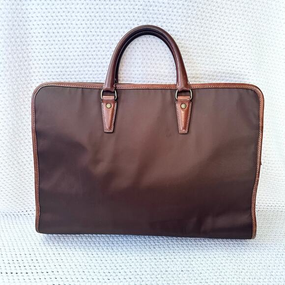 Porter Tokyo 70th Anniversary Yoshida & Co Limited Glow Brown Satin Briefcase - Picture 12 of 12